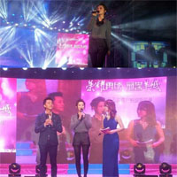 阿Sa(蔡卓妍）出席羅崗萬(wàn)達(dá)房地產(chǎn)大型客戶答謝會(huì)現(xiàn)場(chǎng)