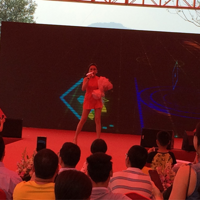 5月1日鐘舒漫，東山少爺，出席廣州增城方圓云山詩意營銷中心開放盛典